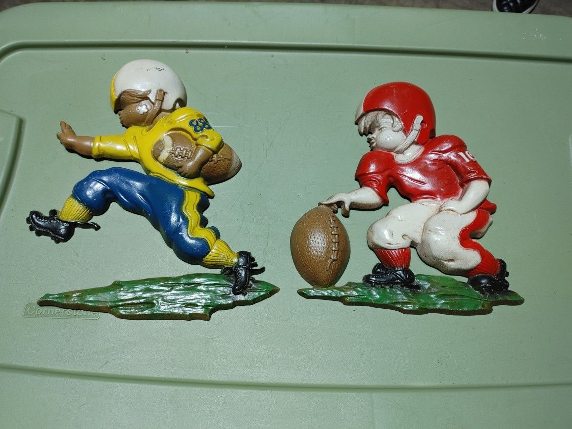 collectible metal soccer figurines