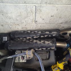 Two Brothers Carbon Fiber Dual Exhaust