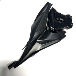 DUCATI PANIGALE REAR FRAME CAP COVERS OEM 460.1.630.1A LEFT+ HEAT GUARD LH 460.1.641.1A