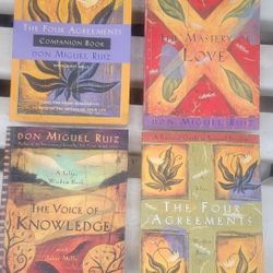 Miguel Ruiz Books, $7 Each