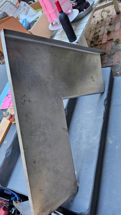 Stainless steel countertop