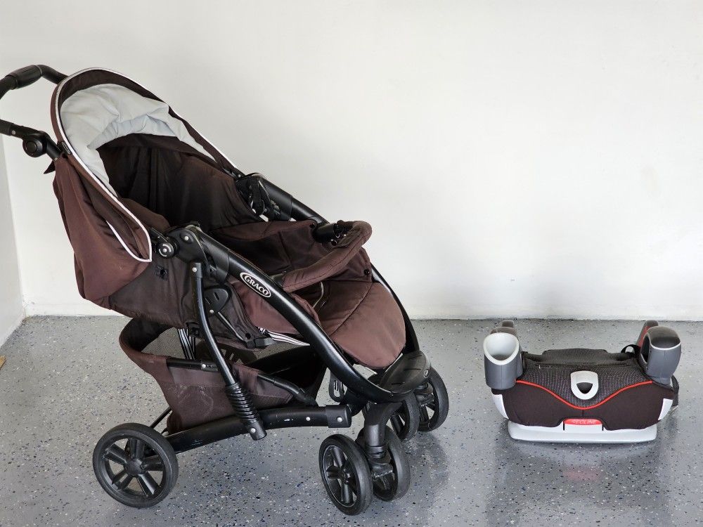 Graco Stroller and Booster Car Seat + Free Car