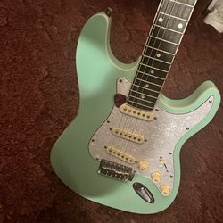 Gorgeous Blue Electric Guitar 