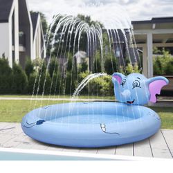 Elephant Inflatable Sprinkler Pool 