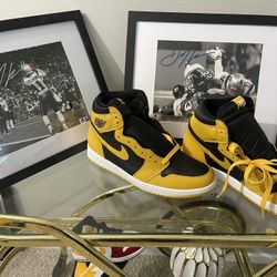 Jordan 1 Retro High Pollen Black Yellow 