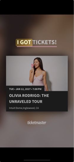 Olivia Rodrigo Tickets