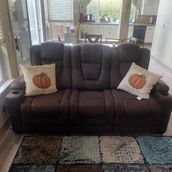 Recliner theater Like Sofa And Love Seat
