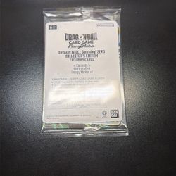 Dragon Ball Sparking Zero Collectible Cards Limited Edition