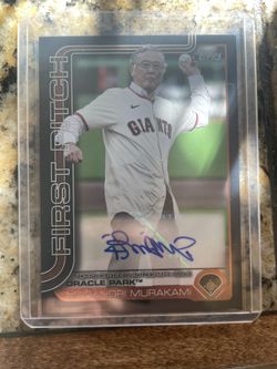 Masanori Murakami 04/10 First Pitch Autograph