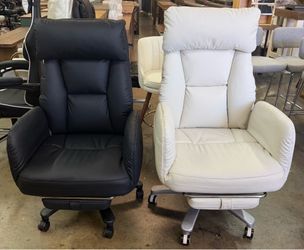 new assembled Cross Legged Office Chair with Pets Friendly Seat, Plus Size Criss Cross Desk Chair, Big and Tall Office Chair with Foot Rest, Reversibl