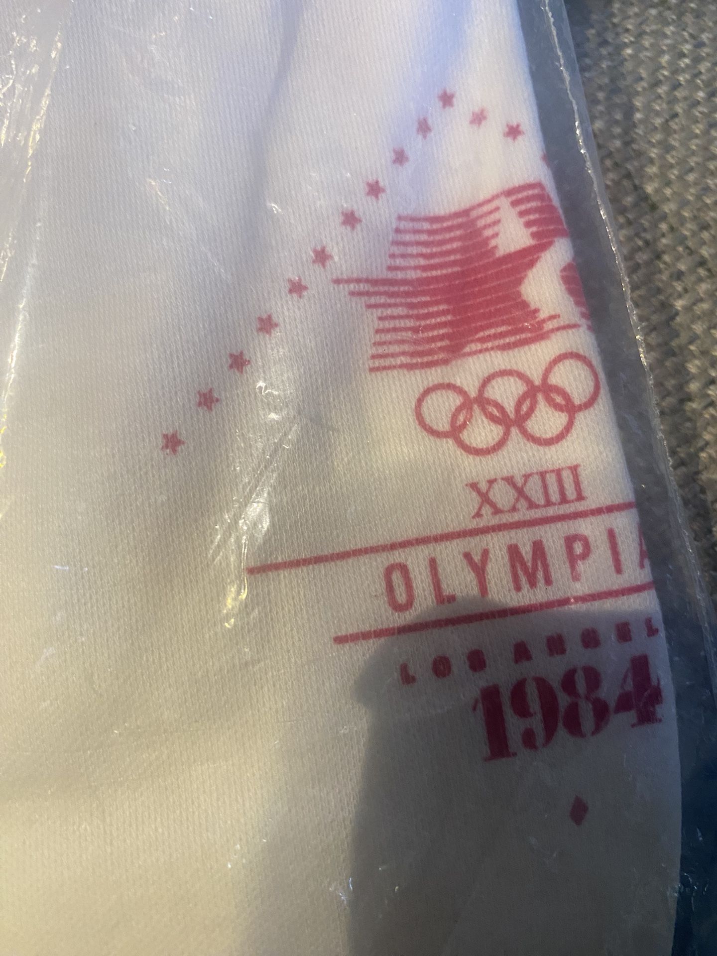 Levi's Men's T-shirt - Yellow/White - M - Vintage Levi's Olympics USA 1984 T Shirt...