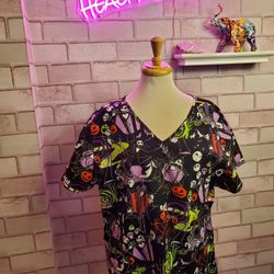 Nightmare Before Christmas Women's Scrubs