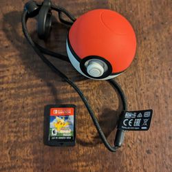 Pokemon Let's Go Pikachu with Poke ball Controller for Switch