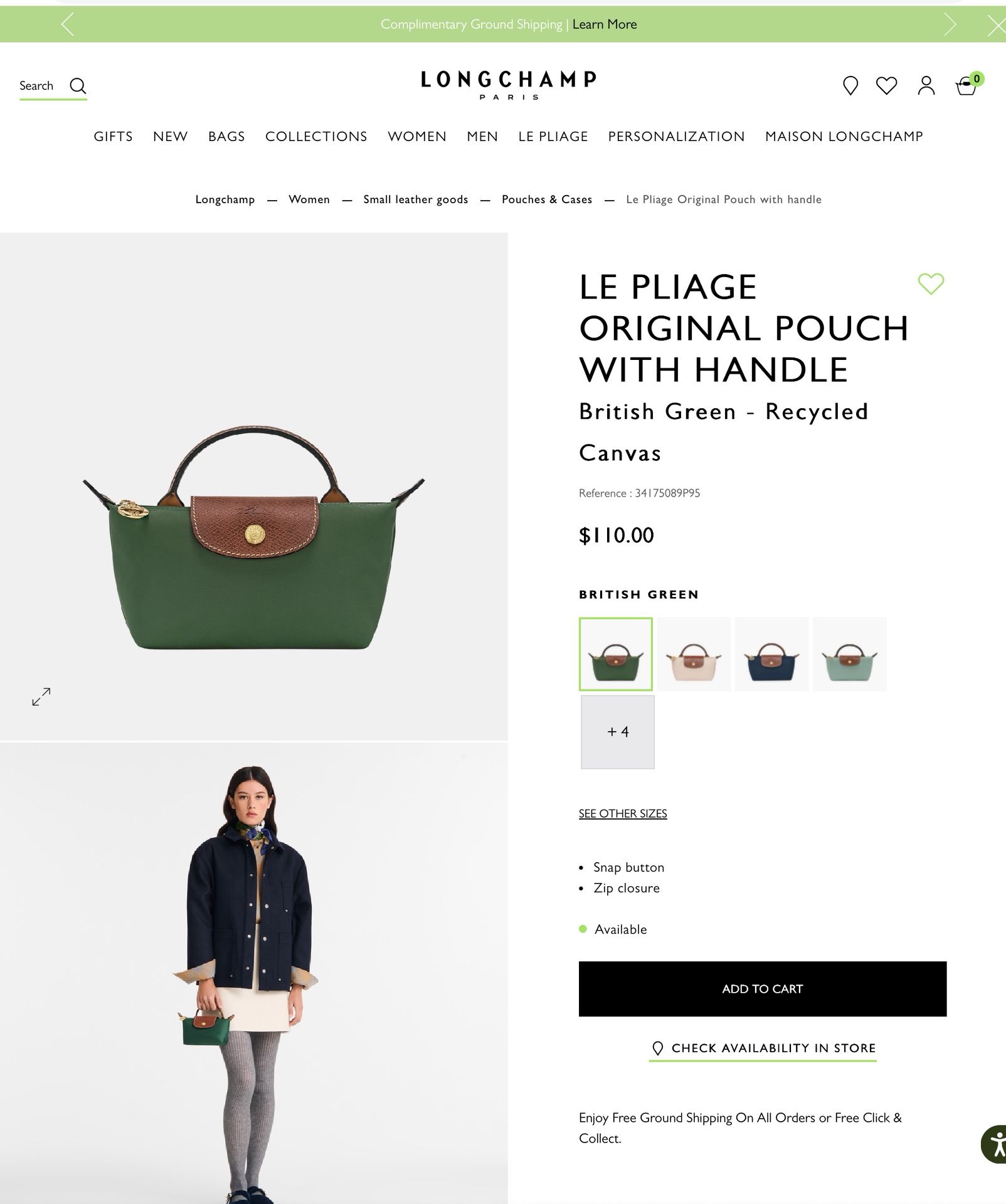 Longchamp Small Le PLIAGE BAG