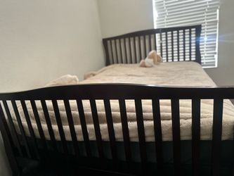 Bed frame and mattress