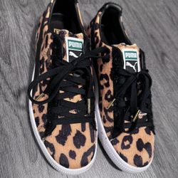 Puma -Clyde Cheetah Print - Size 11