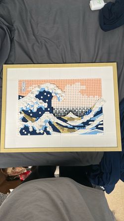Prebuilt Great Wave Lego