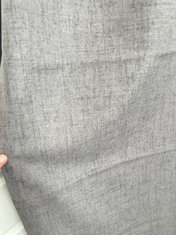 Two Gray Blackout Curtain Panels – Used