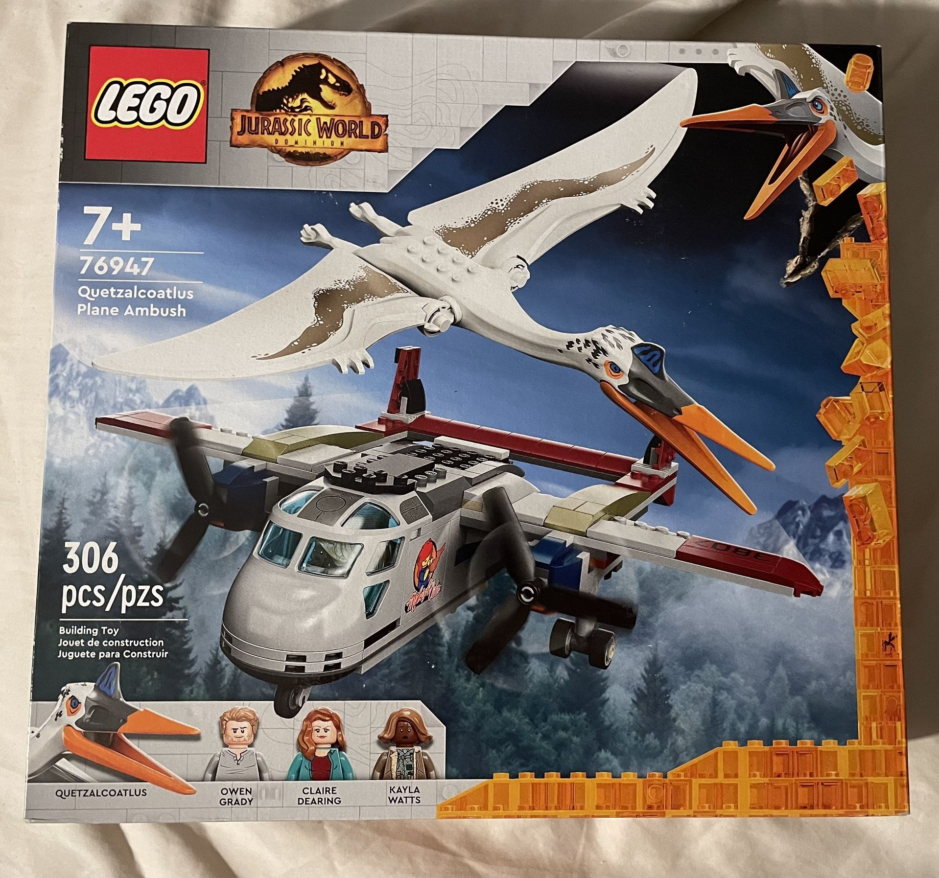 LEGO 76947 Jurassic World Quetzalcoatlus Plane Ambush New Sealed Retired
