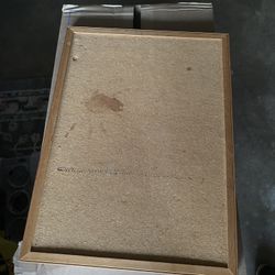 Birch Wood Frame Bulletin Board