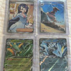 Black Bolt Pokemon: Serperior Ex, Kyurem Ex, Fennel, Krokorok