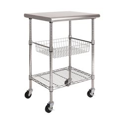 Stainless Steel Utility Worktable Cart