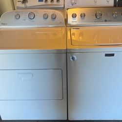 Whrpool, Whirlpool, Dryer, Electric Steam, Matag Washer Silver