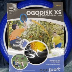 OgoSport OgoDisk XS - Ages 8+ | 1-2 players. Throw, Catch, Original Bouncy Disk