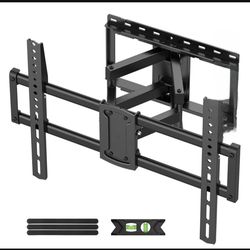Full Motion TV Wall Mount for 47-90 inch TVs Swivels Tilts Extension Rotation Holds up to 132lbs Max VESA 600x400mm, Fit 16" Wood Stud