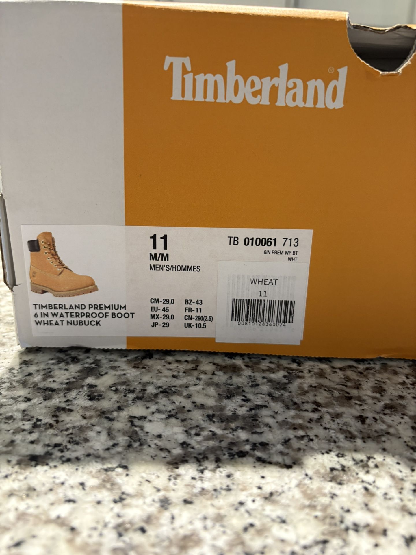 Men’s Timberland Premium 6 inch Waterproof Boot (Wheat)