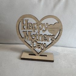 Wooden Heart Shape Sign