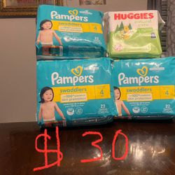 Pampers $ Wipes $28