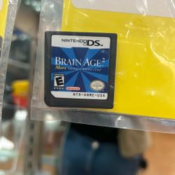 Brain Age DS Game 