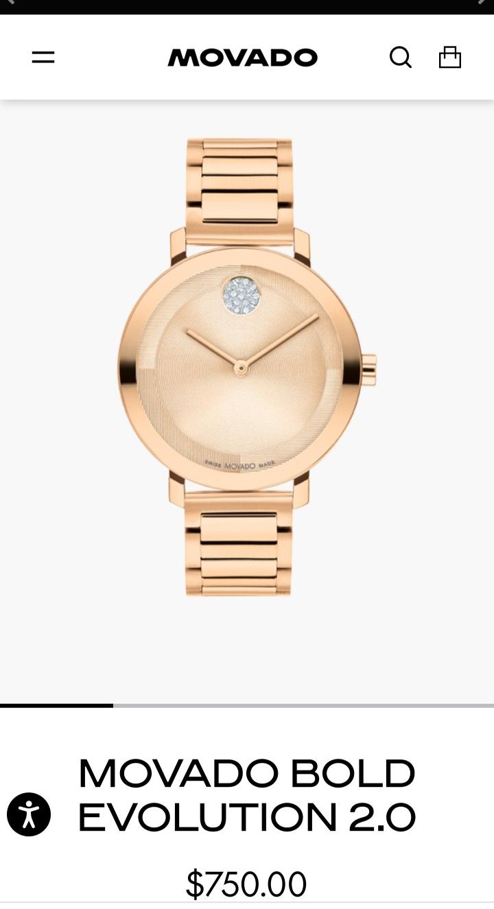 Movado Rose Gold Women's Watch