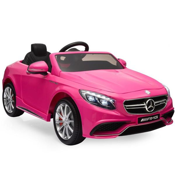 New Mercedes Benz S3 Ride On Car with Parent Remote Control, Pink