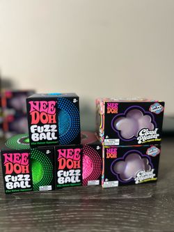 Nee Doh Fuzz Ball and Cloud Pleaser Bundle