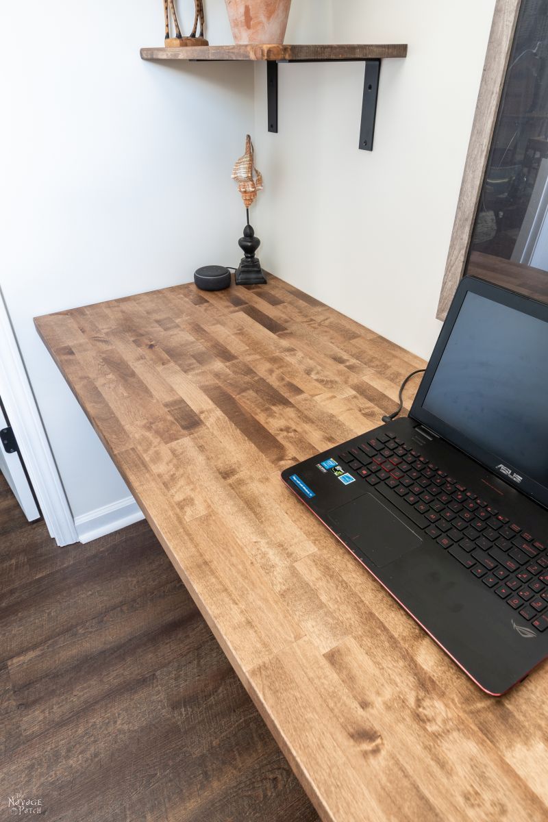 Made To Order - Floating Desk Made With Butcher Block 