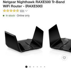 Netgeari Nighthawk AXE 11000 Tri-Band WiFi 6E Router 