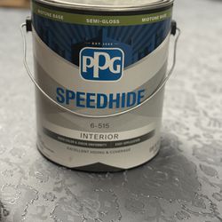 6 Cans-Interior Paint.  Semi-gloss
