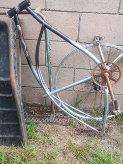 Beach cruiser frame and cranks and pedals 20 bucks