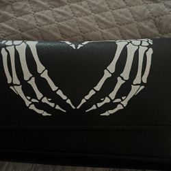 Skelton Hands Wallet/crossbody Bag New! 