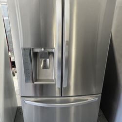 Lg Refrigerator French Door Stainless Steel 
