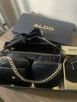 Small, Black, Leather Aldo Purse