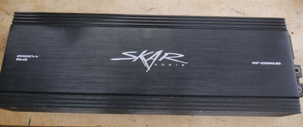 skar 2000w car amplifier rp-2000 id pre owned 886773-1