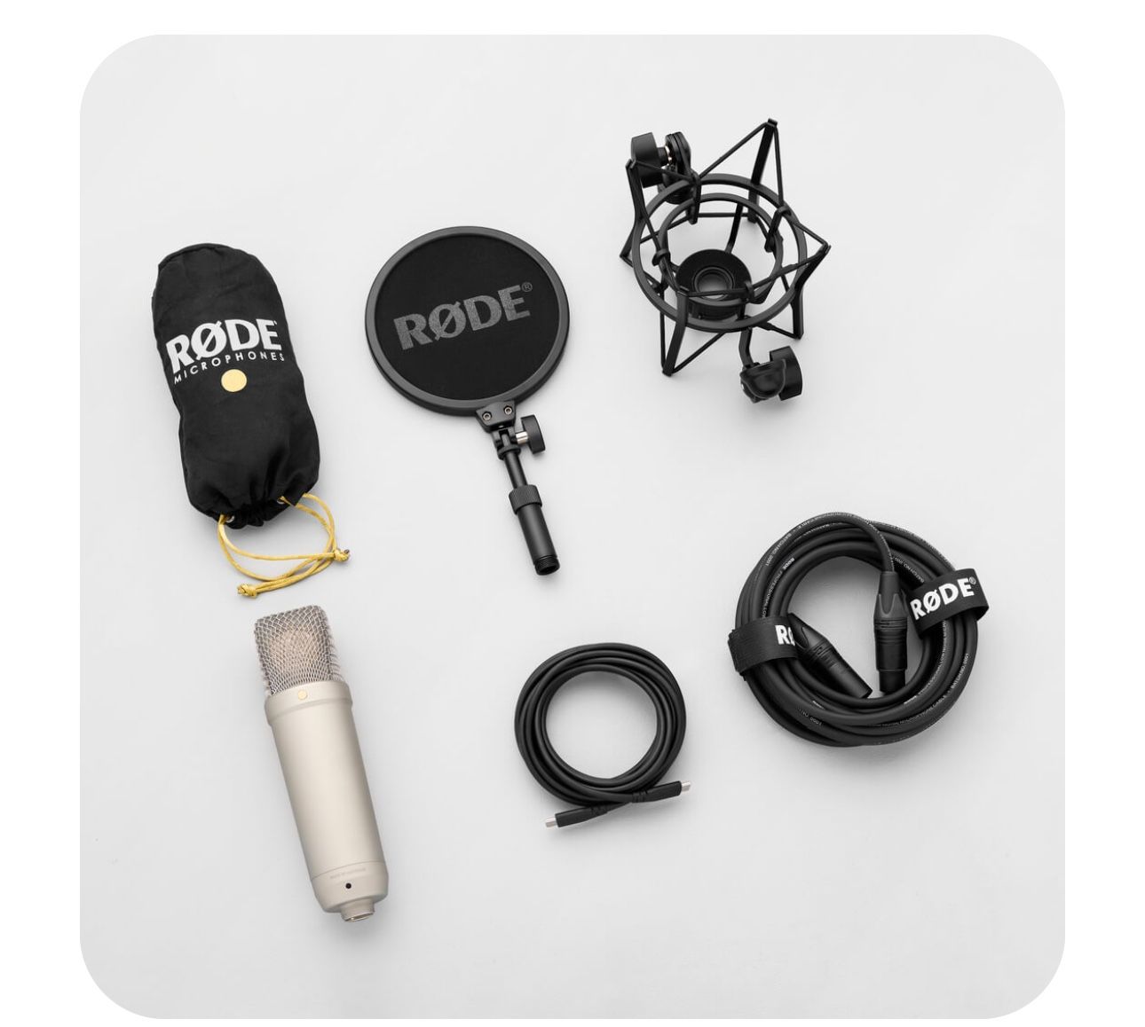 Rode NT1A Condenser Microphone Plus Accessories