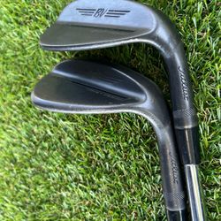 Titleist SM9 Black Wedge Set 52°/58°/Wedge Flex $140 For Both🔥Ck My Other Golf Listings