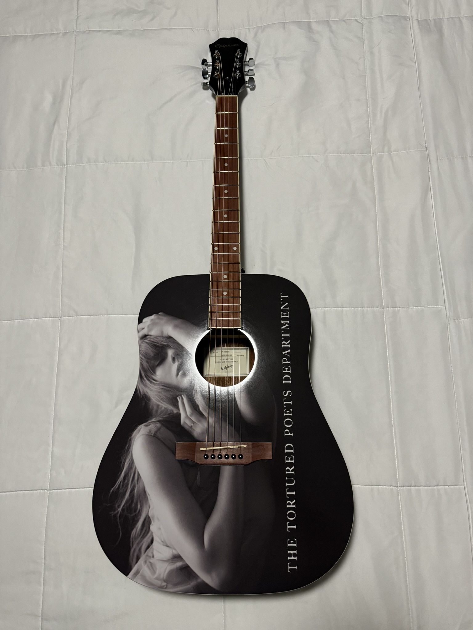 Taylor Swift THE TORTURED POETS DEPARTMENT ACOUSTIC GUITAR (AS IS) #2170