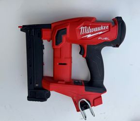 Father's Day Gifts Milwaukee M18 FUEL 18-Volt Lithium-Ion Brushless Cordless 18-Gauge 1/4 in. Narrow Crown Stapler