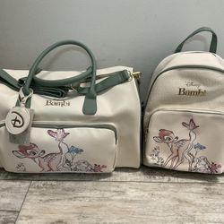 NWT bambi Weekender Bag And Crossbody Bag