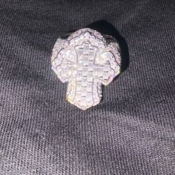 Diamond Cross Ring 